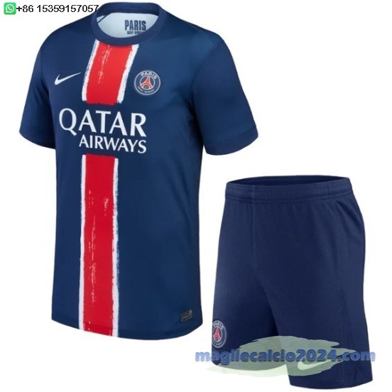 Home Set Completo Uomo Paris Saint Germain 2024 2025 Poco Prezzo