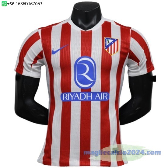 Home concetto Giocatori Maglia Calcio Atlético Madrid 2025 2026 Poco Prezzo