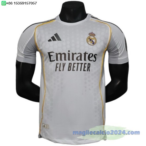 Home concetto Giocatori Maglia Calcio Real Madrid 2025 2026 Poco Prezzo