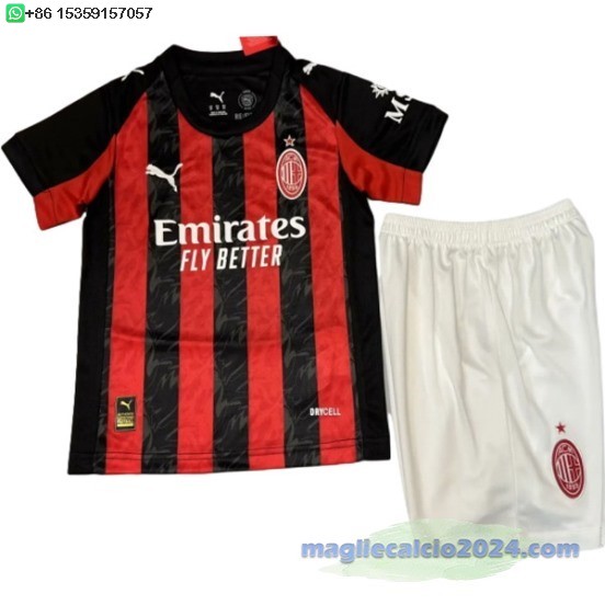 Home concetto Set Completo Bambino AC Milan 2025 2026 Poco Prezzo