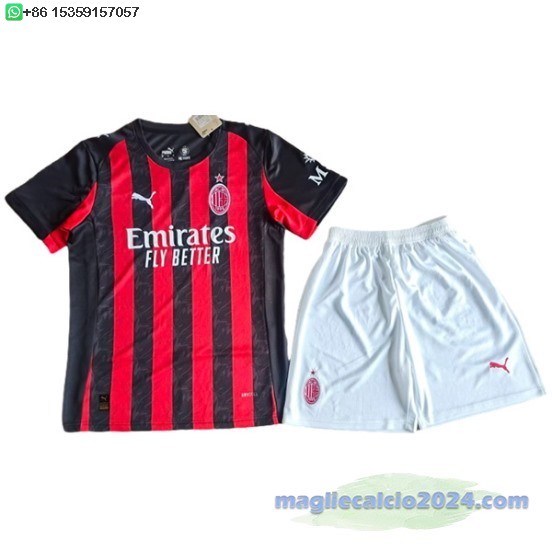 Home concetto Set Completo Uomo AC Milan 2025 2026 Poco Prezzo