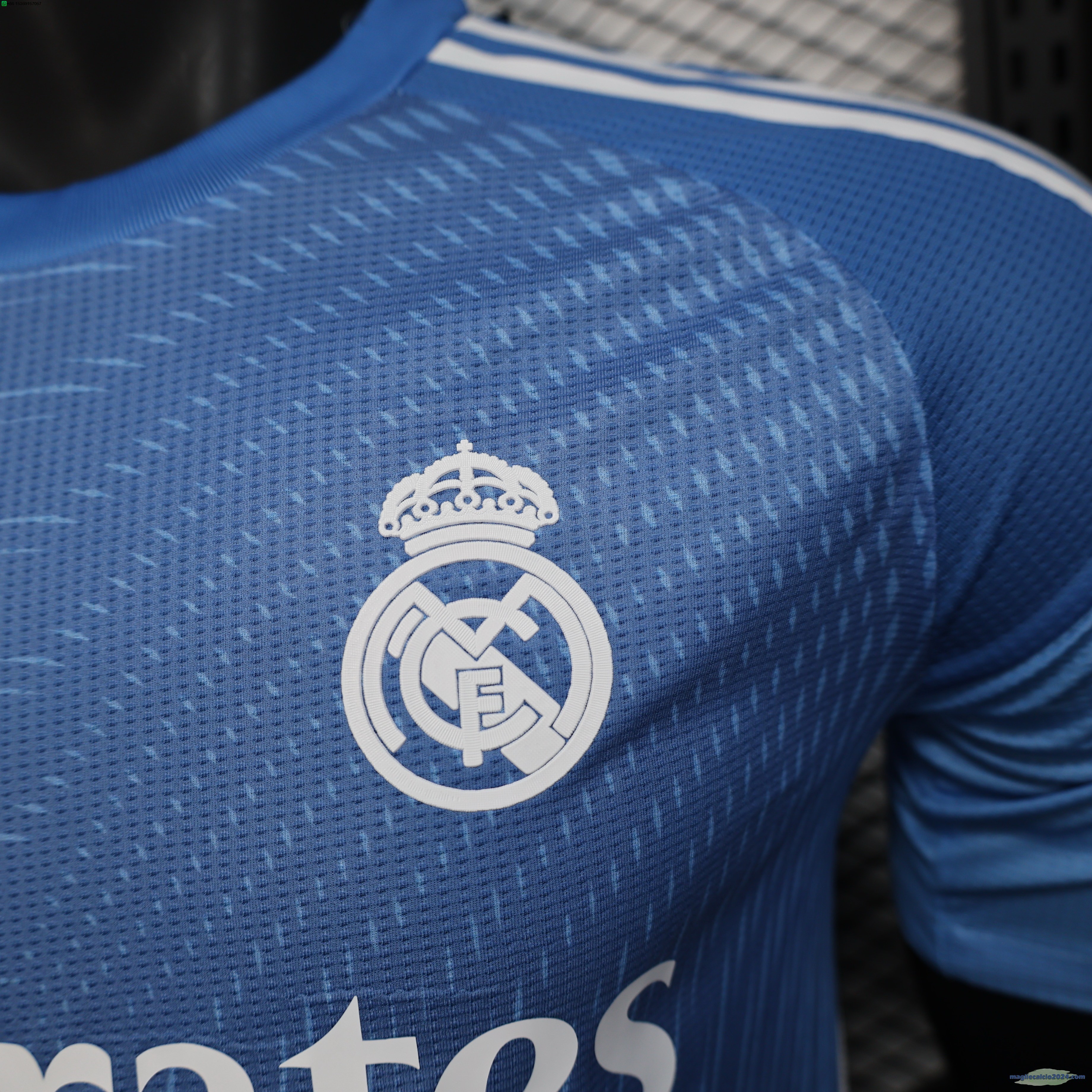 Portiere Giocatori Maglia Calcio Real Madrid 2025 2026 Blu Poco Prezzo