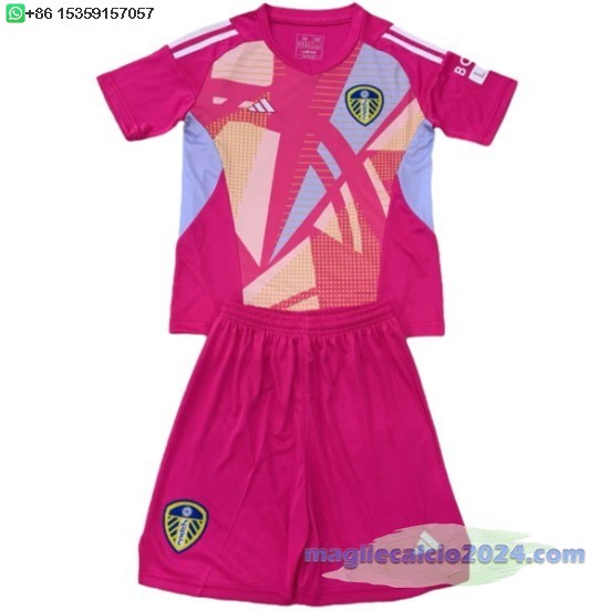Portiere Maglia Calcio Set Completo Bambino Leeds United 2024 2025 Poco Prezzo