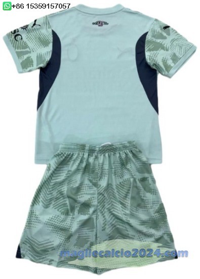 Portiere Set Completo Bambino AC Milan 2024 2025 Verde Poco Prezzo