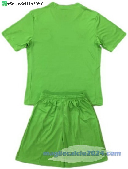 Portiere Set Completo Bambino Everton 2024 2025 Verde Poco Prezzo
