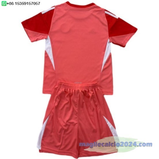 Portiere Set Completo Bambino Inter Miami 2025 2026 Rosso Poco Prezzo