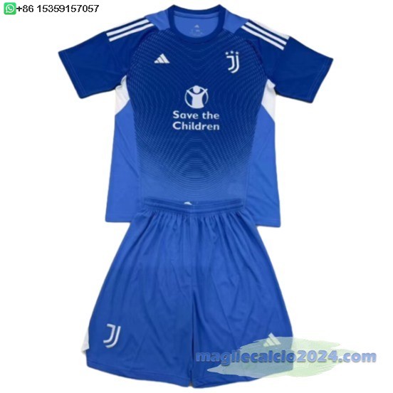 Portiere Set Completo Bambino Juventus 2025 2026 Blu Poco Prezzo