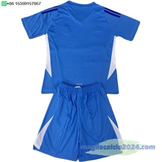 Portiere Set Completo Bambino Real Madrid 2024 2025 Blu Poco Prezzo