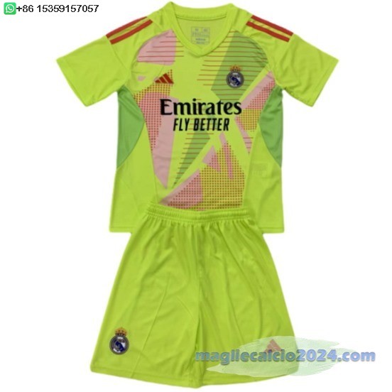 Portiere Set Completo Bambino Real Madrid 2024 2025 Poco Prezzo