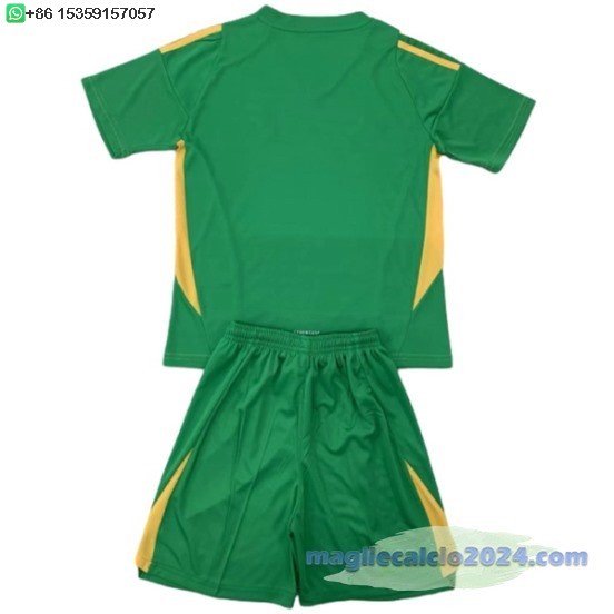 Portiere Set Completo Bambino Real Madrid 2024 2025 Verde Poco Prezzo