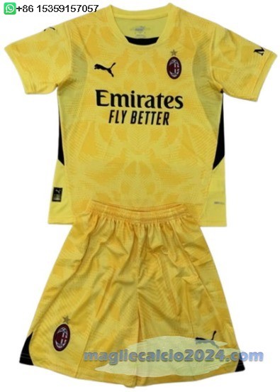 Portiere Set Completo Uomo AC Milan 2024 2025 Poco Prezzo
