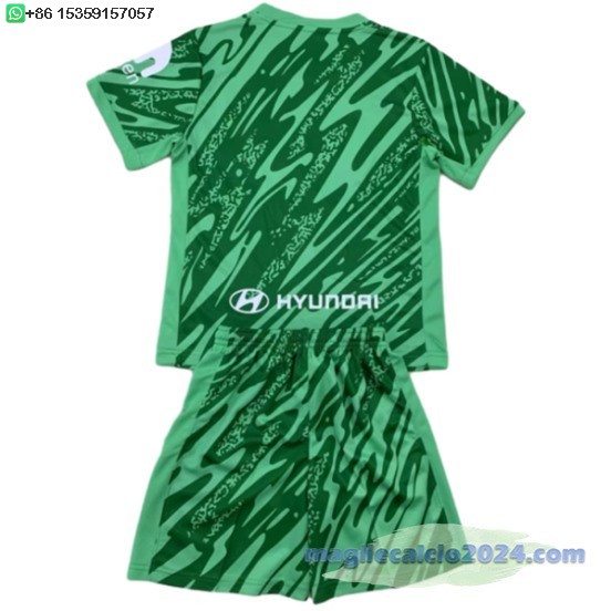 Portiere Set Completo Uomo Atlético Madrid 2024 2025 Verde Poco Prezzo