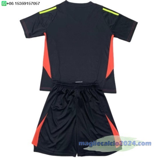Portiere Set Completo Uomo Real Madrid 2024 2025 Nero Poco Prezzo