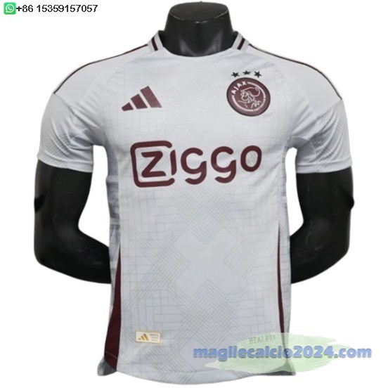 Terza Giocatori Maglia Calcio Ajax 2024 2025 Poco Prezzo