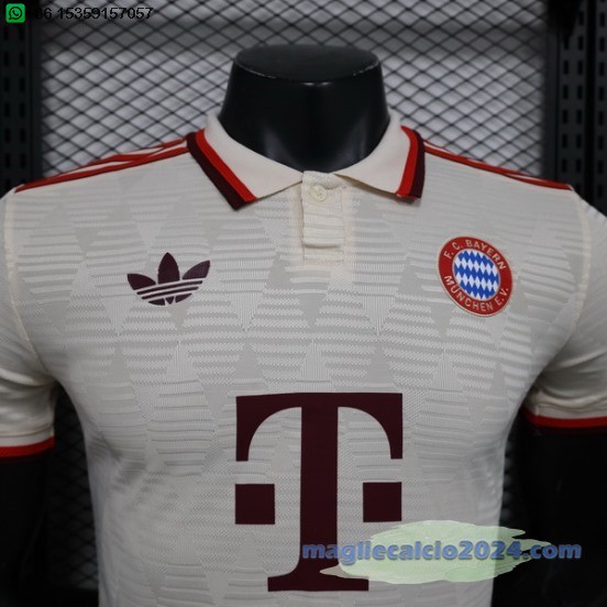 Terza Giocatori Maglia Calcio Bayern Monaco 2024 2025 Poco Prezzo