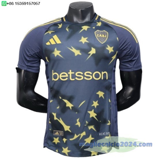 Terza Giocatori Maglia Calcio Boca Juniors 2024 2025 Poco Prezzo