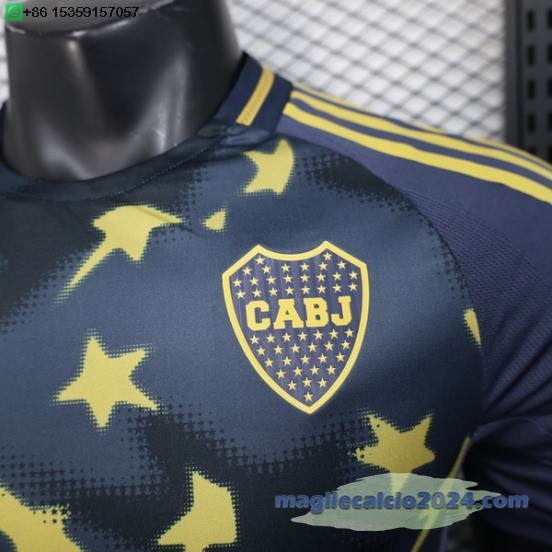 Terza Giocatori Maglia Calcio Boca Juniors 2024 2025 Poco Prezzo