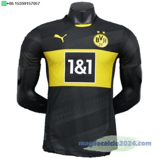 Terza Giocatori Maglia Calcio Borussia Dortmund 2024 2025 Poco Prezzo
