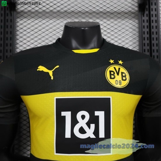 Terza Giocatori Maglia Calcio Borussia Dortmund 2024 2025 Poco Prezzo