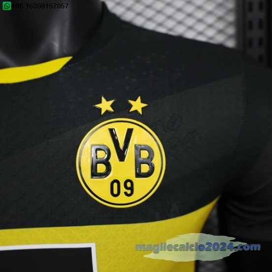 Terza Giocatori Maglia Calcio Borussia Dortmund 2024 2025 Poco Prezzo