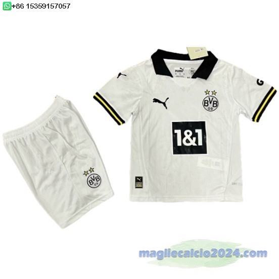 Terza Set Completo Bambino Borussia Dortmund 2024 2025 Poco Prezzo