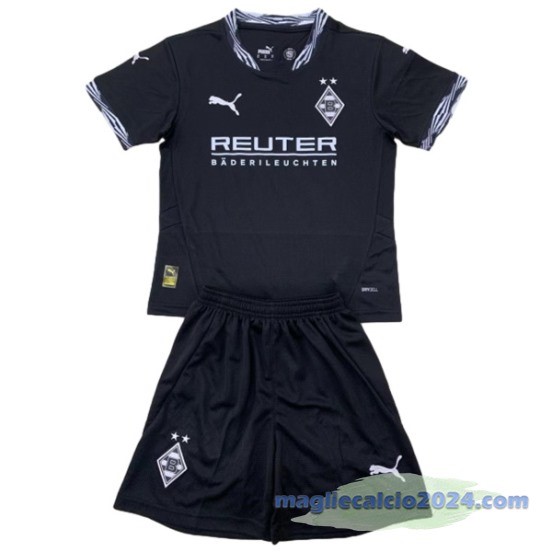 Terza Set Completo Bambino Borussia Mönchengladbach 2024 2025 Poco Prezzo