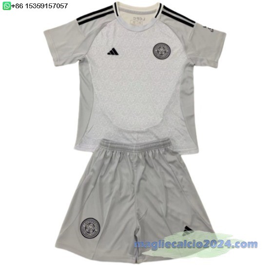 Terza Set Completo Bambino Leicester City 2024 2025 Poco Prezzo