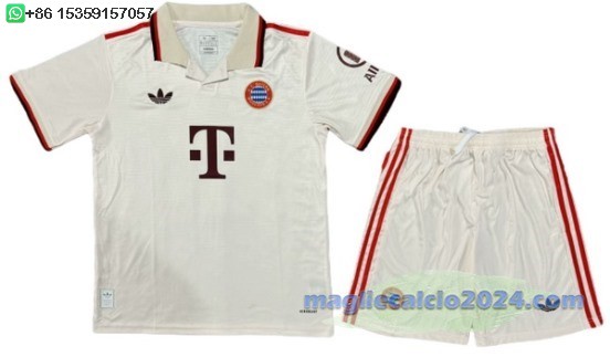 Terza Set Completo Uomo Bayern Monaco 2024 2025 Poco Prezzo