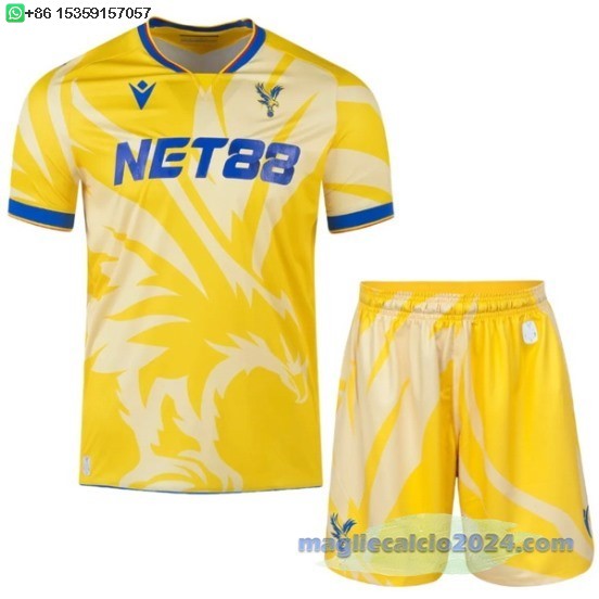 Terza Set Completo Uomo Crystal Palace 2024 2025 Poco Prezzo