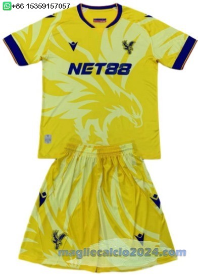 Terza Set Completo Uomo Crystal Palace 2024 2025 Poco Prezzo
