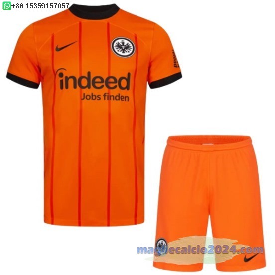 Terza Set Completo Uomo Eintracht Frankfurt 2024 2025 Poco Prezzo