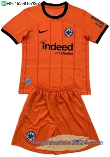 Terza Set Completo Uomo Eintracht Frankfurt 2024 2025 Poco Prezzo