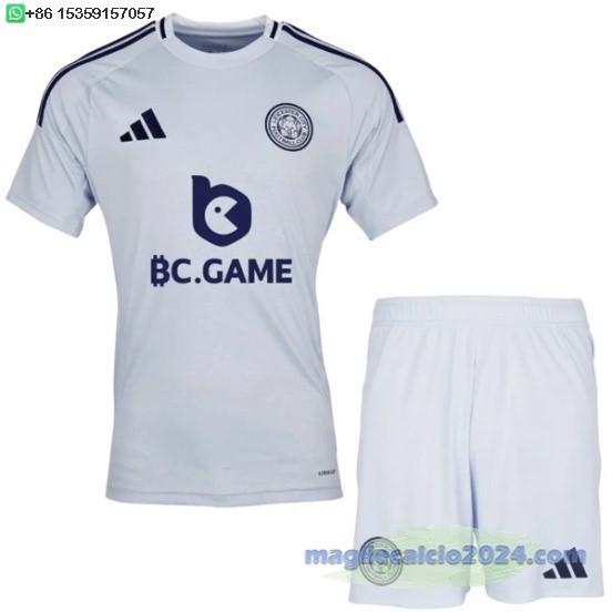 Terza Set Completo Uomo Leicester City 2024 2025 Poco Prezzo