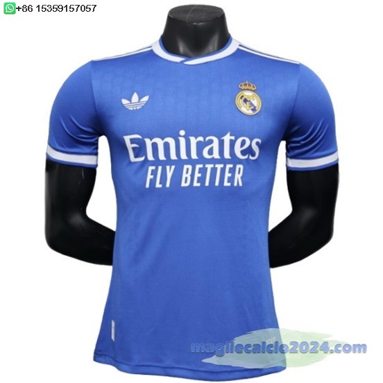 Terza concetto Giocatori Maglia Calcio Real Madrid 2025 2026 Poco Prezzo