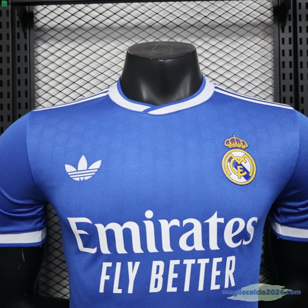 Terza concetto Giocatori Maglia Calcio Real Madrid 2025 2026 Poco Prezzo