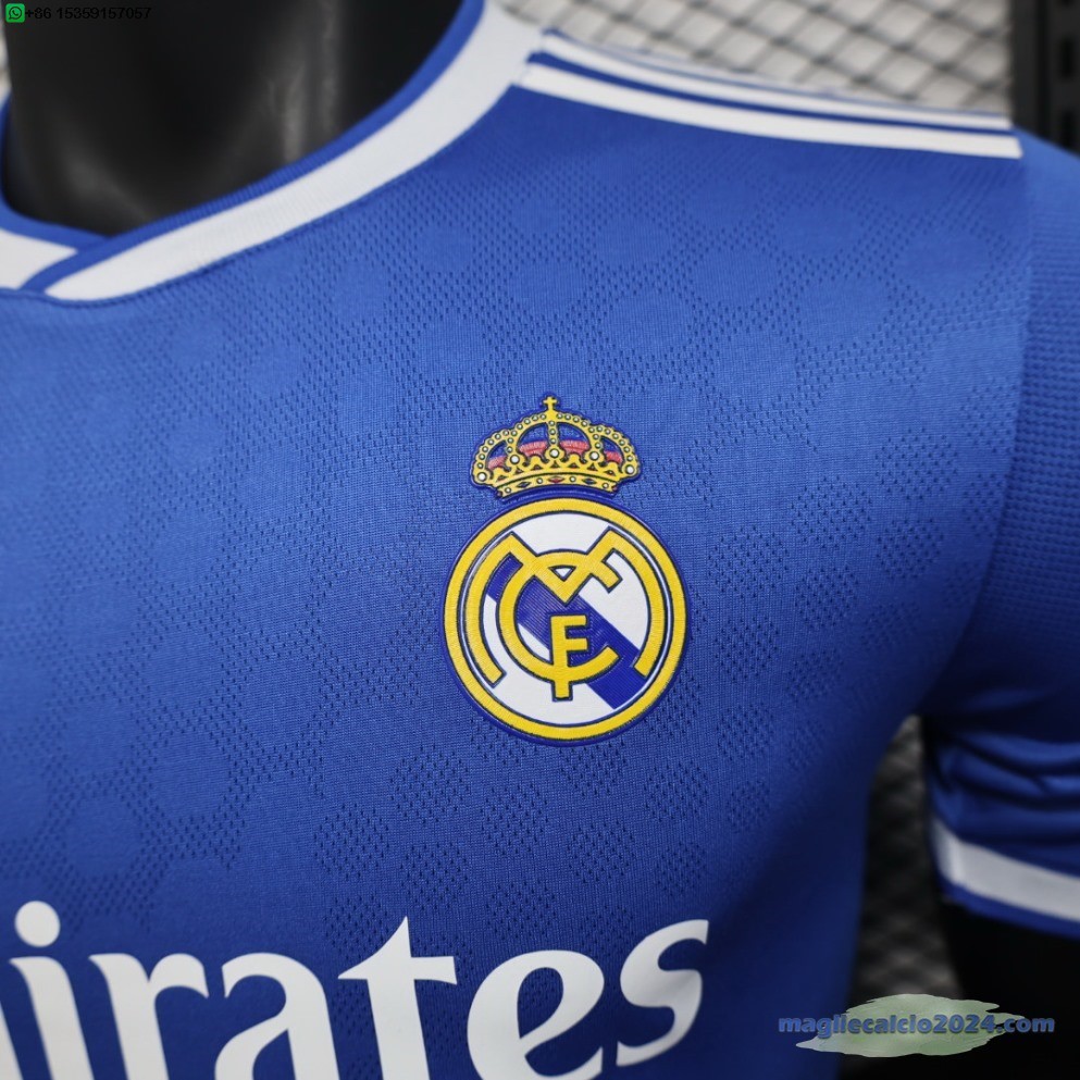 Terza concetto Giocatori Maglia Calcio Real Madrid 2025 2026 Poco Prezzo