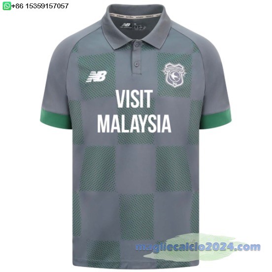 Thailandia Away Maglia Calcio Cardiff City 2024 2025 Poco Prezzo