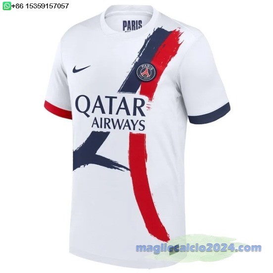 Thailandia Away Maglia Calcio Paris Saint Germain 2024 2025 Poco Prezzo