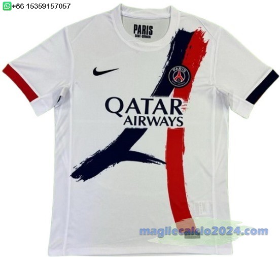 Thailandia Away Maglia Calcio Paris Saint Germain 2024 2025 Poco Prezzo
