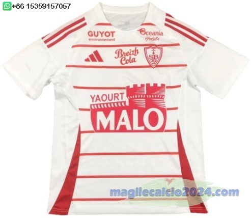 Thailandia Away Maglia Calcio Stade Brestois 2024 2025 Poco Prezzo