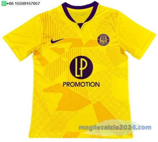 Thailandia Away Maglia Calcio Toulouse 2024 2025 Poco Prezzo