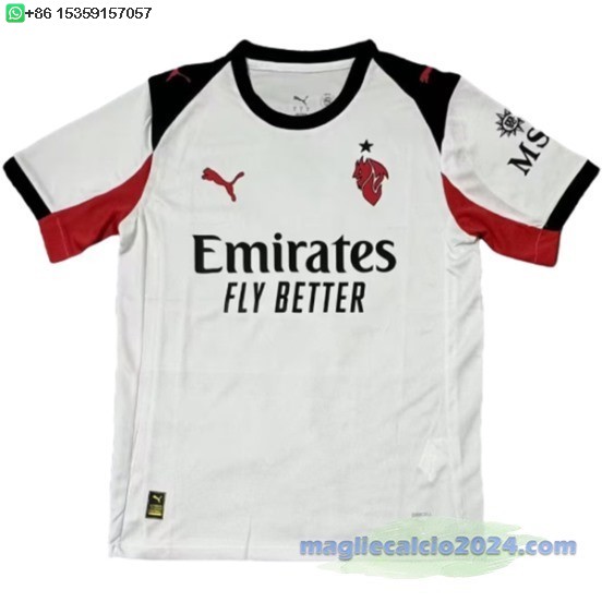 Thailandia Away concetto Maglia Calcio AC Milan 2025 2026 Poco Prezzo