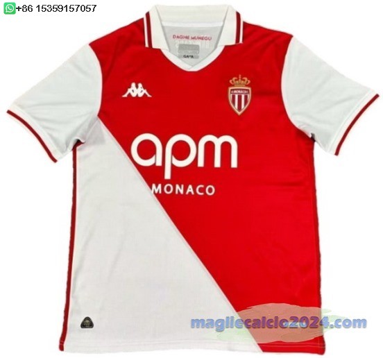 Thailandia Home Maglia Calcio AS Monaco 2024 2025 Poco Prezzo