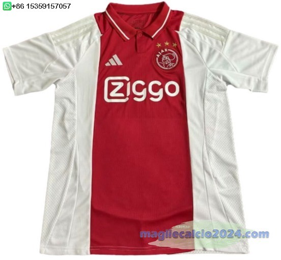 Thailandia Home Maglia Calcio Ajax 2024 2025 Poco Prezzo