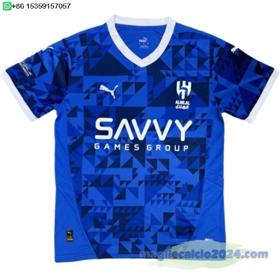 Thailandia Home Maglia Calcio Al Hilal Saudi FC 2024 2025 Poco Prezzo