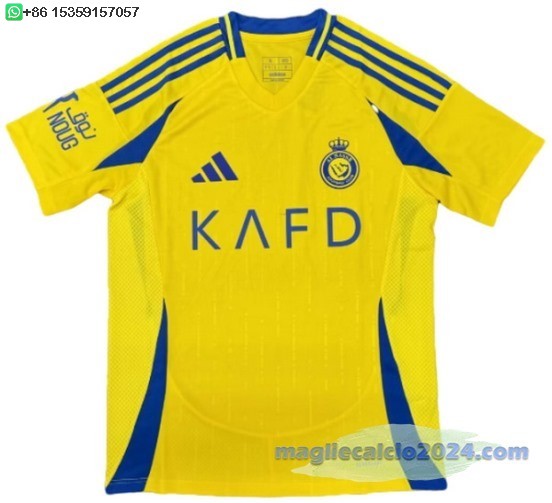 Thailandia Home Maglia Calcio Al Nassr 2024 2025 Poco Prezzo