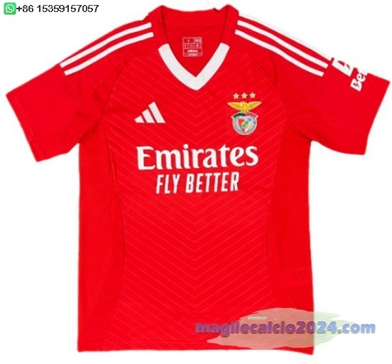 Thailandia Home Maglia Calcio Benfica 2024 2025 Poco Prezzo