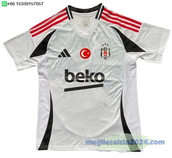 Thailandia Home Maglia Calcio Besiktas 2024 2025 Poco Prezzo