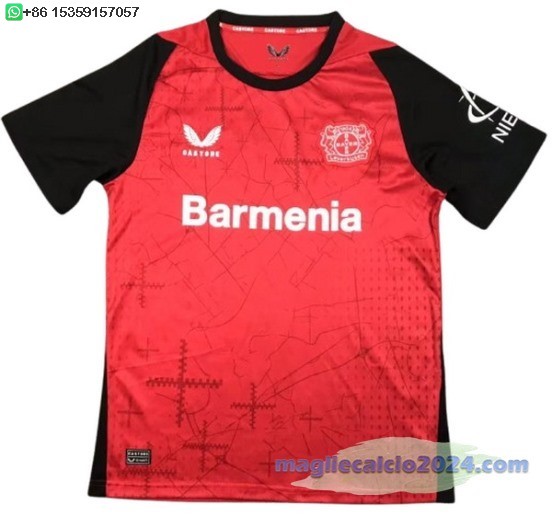 Thailandia Home Maglia Calcio Leverkusen 2024 2025 Poco Prezzo