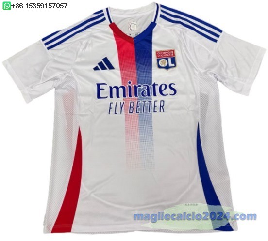 Thailandia Home Maglia Calcio Lyon 2024 2025 Poco Prezzo